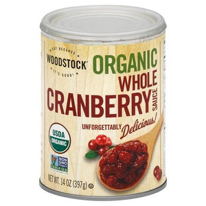 Woodstock Cranberry Sauce Whole 12/14 Oz [UNFI #73950]