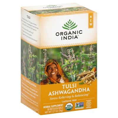 Organic India Tulsi Ashwagandha 6/18 Ct [UNFI #73124] T