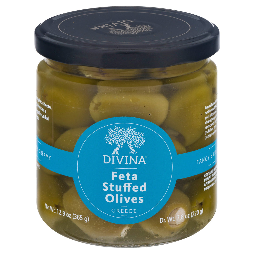 Divina Stuffed Green w/Feta Cheese 6/7.8 OZ [UNFI #29404]