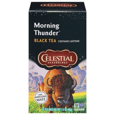 Celestial Seasonings Morning Thunder (Contains Caffeine) 6/20 Bag [UNFI #63482]