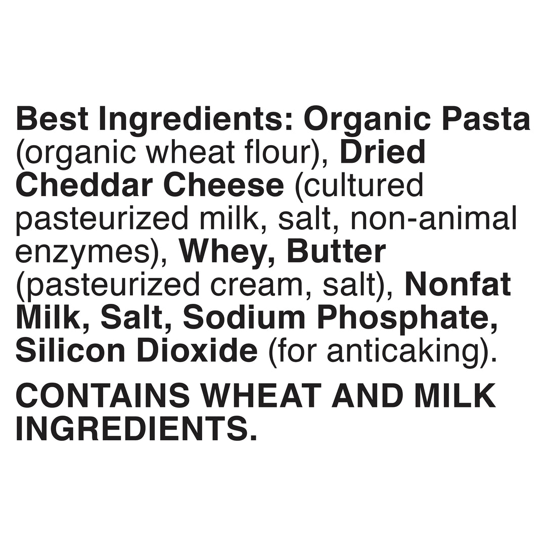 Annies Homegrown White Cheddar 4/4/6 Oz [UNFI #04931]