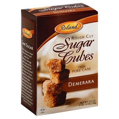 Roland Rough Cut Sugar Cubes Demerara 6/17.5 Oz [UNFI #47875]