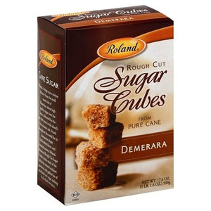 Roland Rough Cut Sugar Cubes Demerara 6/17.5 Oz [UNFI #47875]