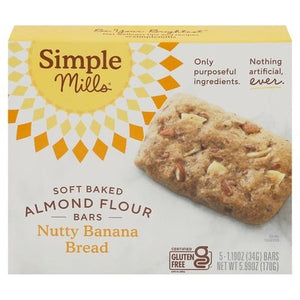 Simple Mills Nutty Banana Bread 6/5.99 Oz [UNFI #83303]