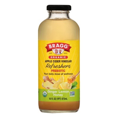 Bragg Ginger Lemon Honey Refreshers 12/16 Oz [UNFI #73262]
