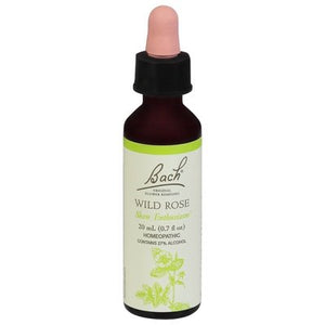 Bach Flower Essences Wild Rose 20 Ml [UNFI #86692] T
