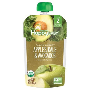 Happy Baby Apples Kale & Avocados 16/4 Oz [UNFI #26753]