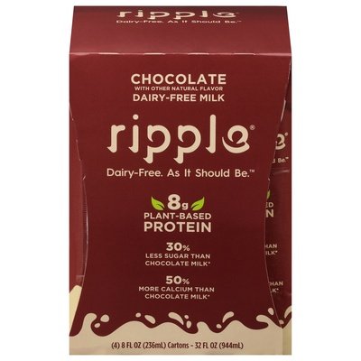Ripple Foods Chocolate 4/4/8 Oz [UNFI #02204]