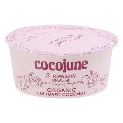 Cocojune Strawberry & Rhubarb 12/4 Oz [UNFI #35726]