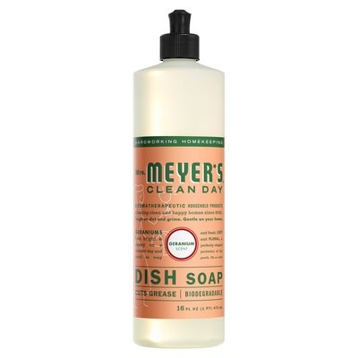 Mrs. Meyers Clean Day Liquid Geranium 6/16 Oz [UNFI #64582] T