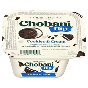 Chobani Cookie & Cream Flip 12/4.5 Oz [UNFI #02747]