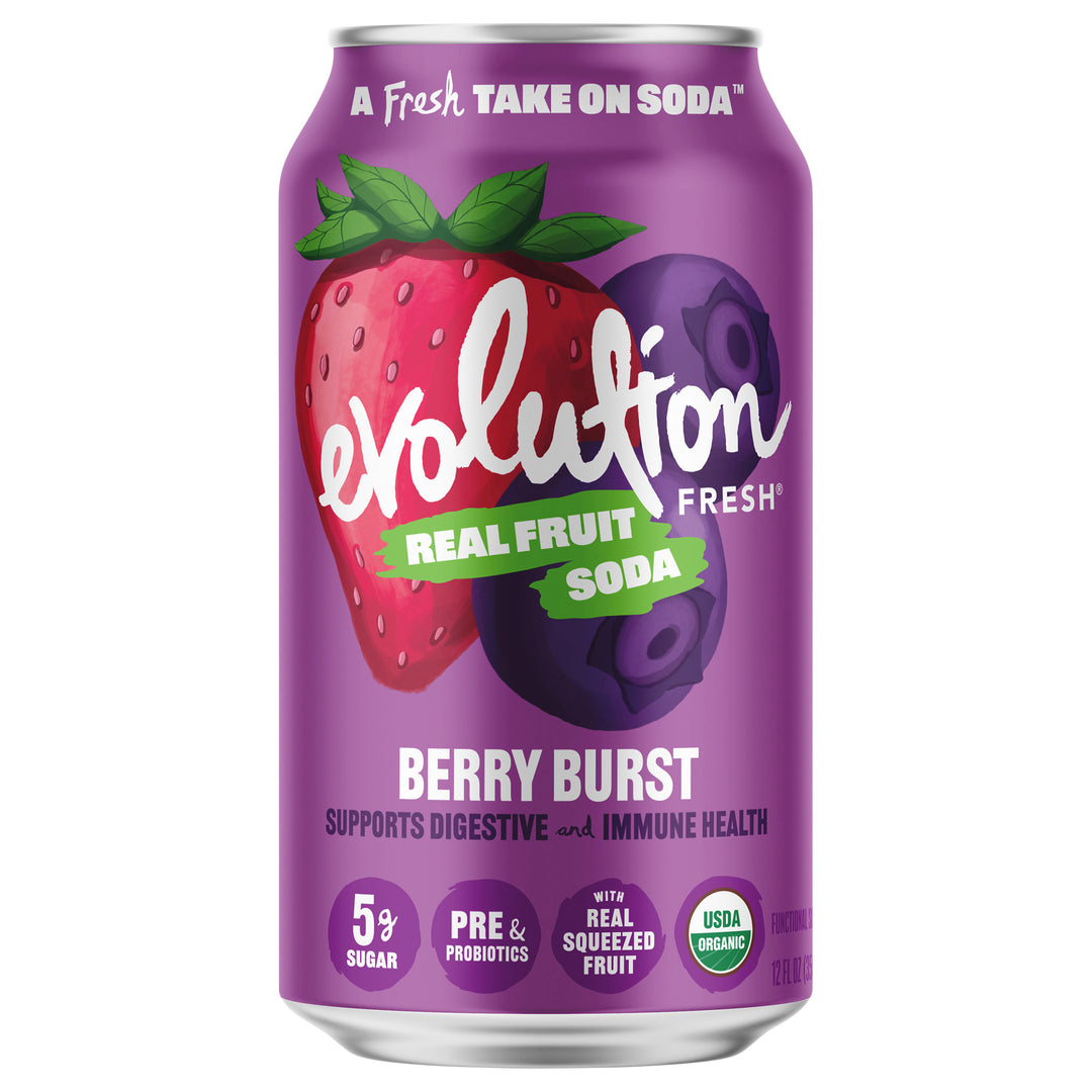 Evolution Fresh Berry Fruit Soda 6/12 Oz [UNFI #34943] T