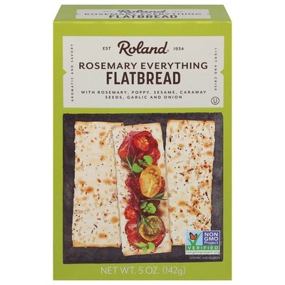 Roland Rosemary Everything Flatbreads 12/5 Oz [UNFI #47880]