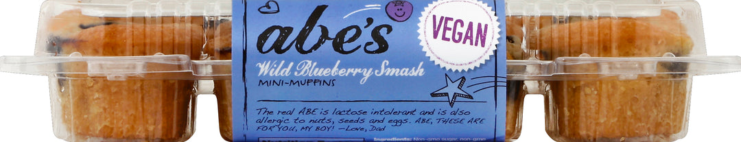 Abes Blueberry Mini,Vegan 12-Pack 12/10 Oz [UNFI #05193]