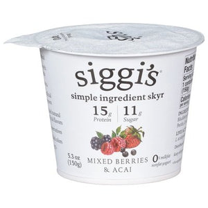 Siggis Acai & Mixed Berries 12/5.3 Oz [UNFI #11988]