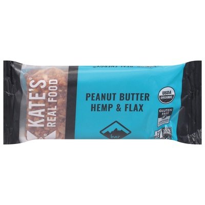 Kates Real Food Peanut Butter Dk Choc Flx Hemp 12/2.2 Oz [UNFI #60355]