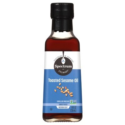 Spectrum Naturals Sesame Toasted Unrefined 6/8 Oz [UNFI #19127]