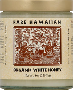 Rare Hawaiian Organic Honey Honey White 12/8 Oz [UNFI #97075]
