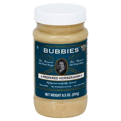Bubbies Horseradish Prepared 6/8 Oz [UNFI #36606]