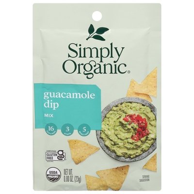 Simply Organic Guacamole 12/.8 Oz [UNFI #53433]
