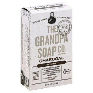 The Grandpa Soap Co. Charcoal,Hemp Oil,Mint Oil 4.25 Oz [UNFI #48930] T