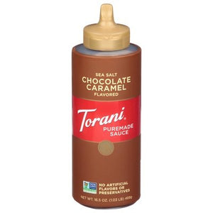 Torani Sauce Puremade Slt Choc Crml 4/16.5 Oz [UNFI #57583]