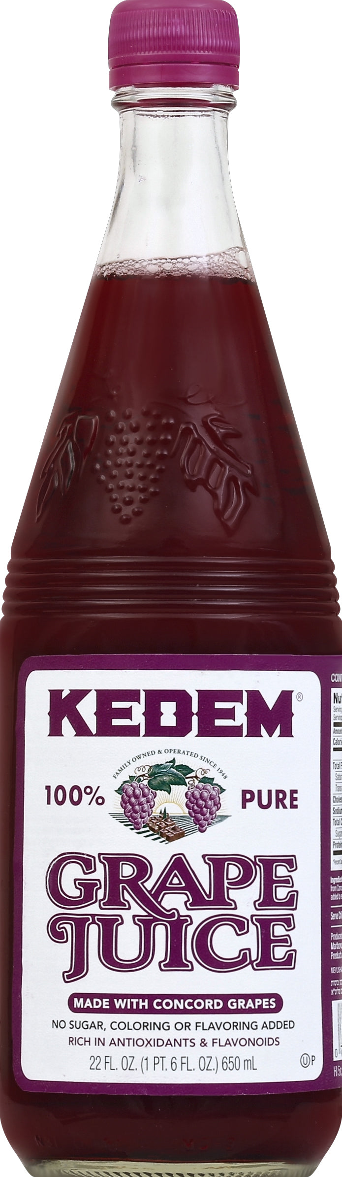 Kedem Juice Concord Grape 12/22 OZ [UNFI #79780]