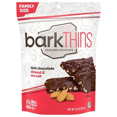 Bark Thins Dark Chocolate Almond 9/10 Oz [UNFI #18912]