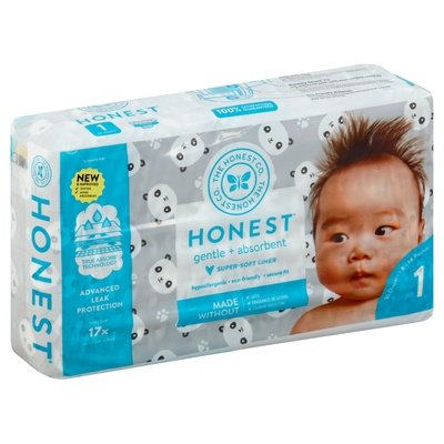 The Honest Company Diapers Pandas Size 1 35 Ct [UNFI #43661] T