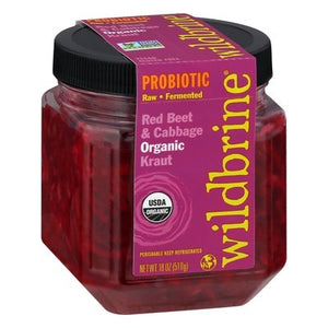 Wildbrine Red Beet Red Cabbage 6/18 Oz [UNFI #26192]