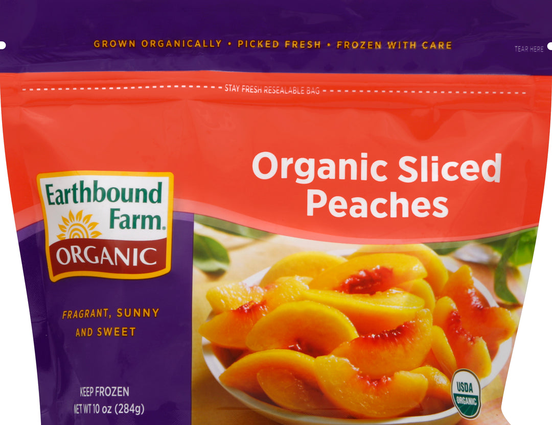 Earthbound Farm Peach Slices 12/10 Oz [UNFI #78982]