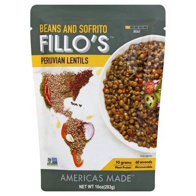 Fillos Peruvian Lentil 6/10 Oz [UNFI #22925]