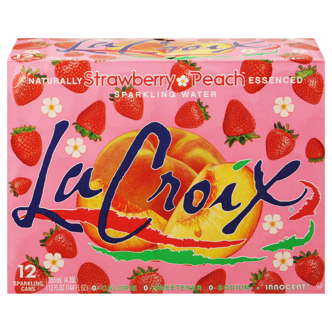 Lacroix Strawberry Peach 2/12/12 OZ [UNFI #20815] T