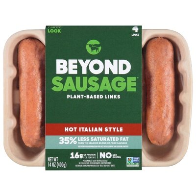 B.M Sausage Hot Italian 8/14 OZ [UNFI #15119]