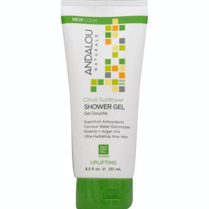 Andalou Naturals Citrus Sunflower Shower Gel 8.5 Oz [UNFI #58152] T