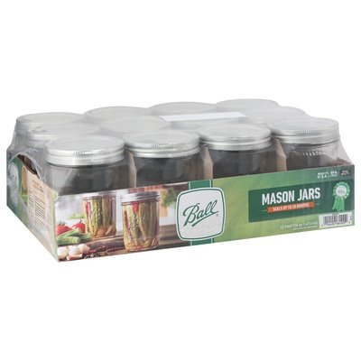 Ball Canning Pint (16 Oz) 1/12/16 Oz [UNFI #05501] T