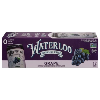Waterloo Grape 2/12/12 Oz [UNFI #45116] T