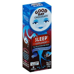Good Day Chocolate Candy Coated Sleep 8 Pc 12/.99 Oz [UNFI #46767] T