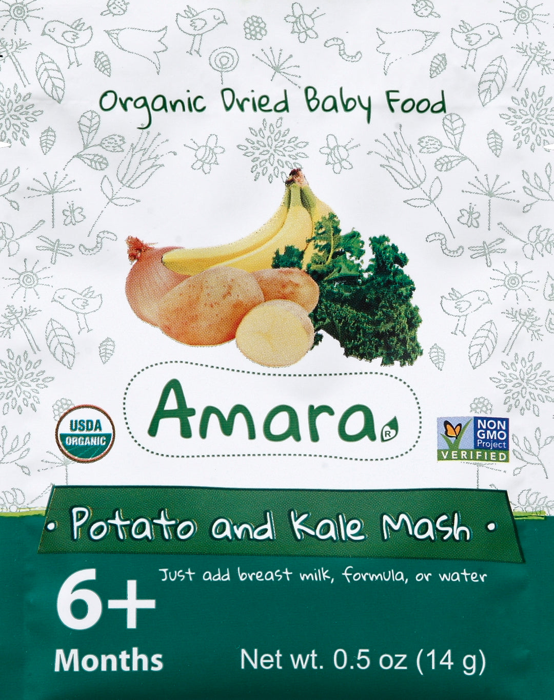 Amara Potato & Kale Mash 7/.5 Oz [UNFI #98907]