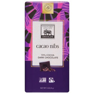 Endangered Species Chocolate Bat Intense Dark 75% Cacao 12/3 Oz [UNFI #31650]