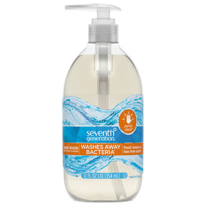 Seventh Generation Hand Wash Purely Clean 8/12 Oz [UNFI #81669] T