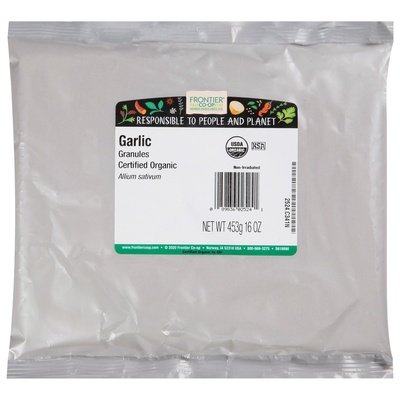 Frontier Nat Prod Co-op Garlic Granules 1 Lb [UNFI #28331]