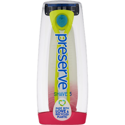 Preserve Shave5 Razor System Women 6/1 Ct [UNFI #15534] T