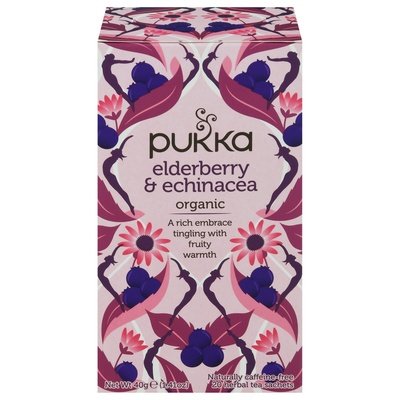 Pukka Elderberry And Echinacea 4/20 Bag [UNFI #46385]