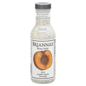 Briannas Poppy Seed 6/12 Oz [UNFI #25964]