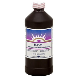Heritage Store Inc. Hydrogen Peroxide Mouthwash 16 Oz [UNFI #85620] T