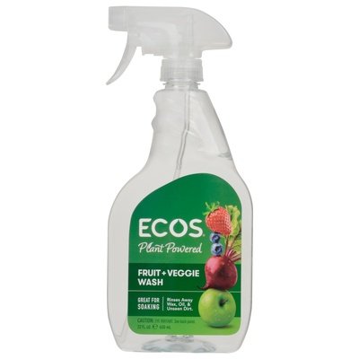 Ecos Fruits & Veggies Wash 6/22 Oz [UNFI #53400] T