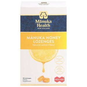 Manuka Health Mgo 400+ Honey & Lemon 15 Ct [UNFI #37840] T