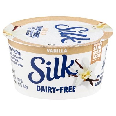 Silk Vanilla Dairy Free 8/5.3 Oz [UNFI #14412]