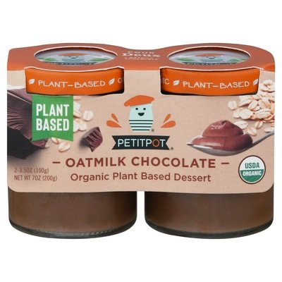Petit Pot Oatmilk Chocolate Pudding,2Pk 4/8 Oz [UNFI #71293]